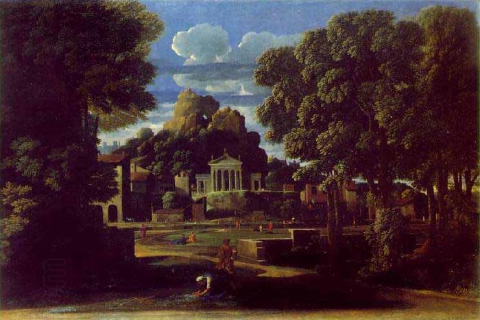 Nicolas Poussin Landscape with the Ashes of Phocion oil painting picture